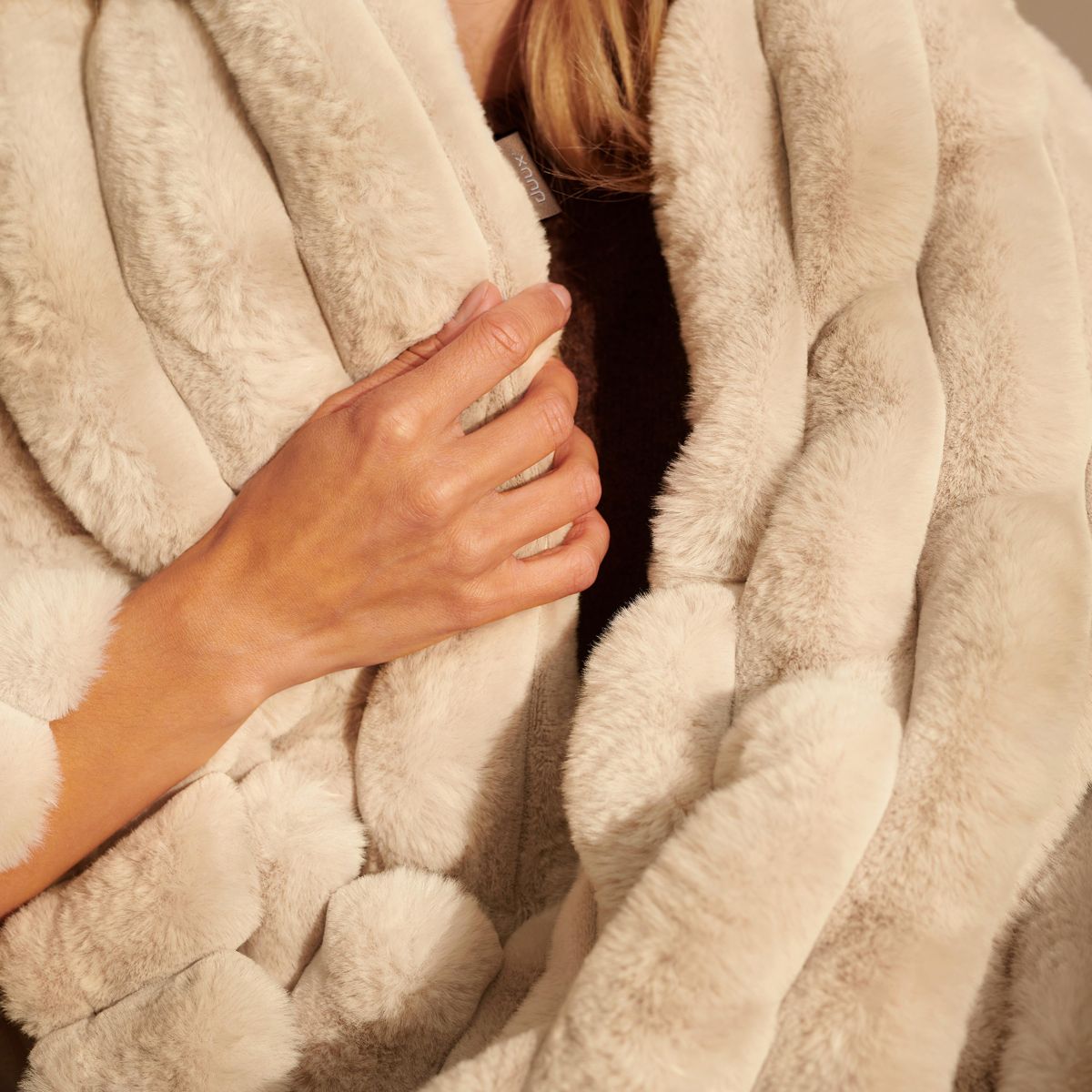 Couverture chauffante DXOB01 YENTL Beige couleur unique, DUUX