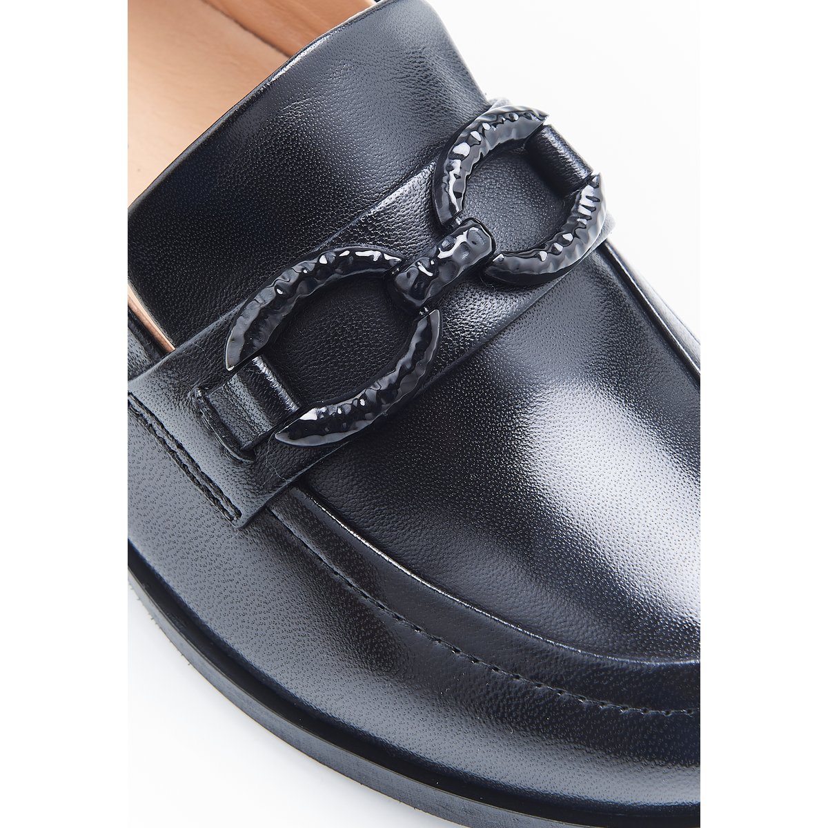 Mocassins à boucle noir, DAMART