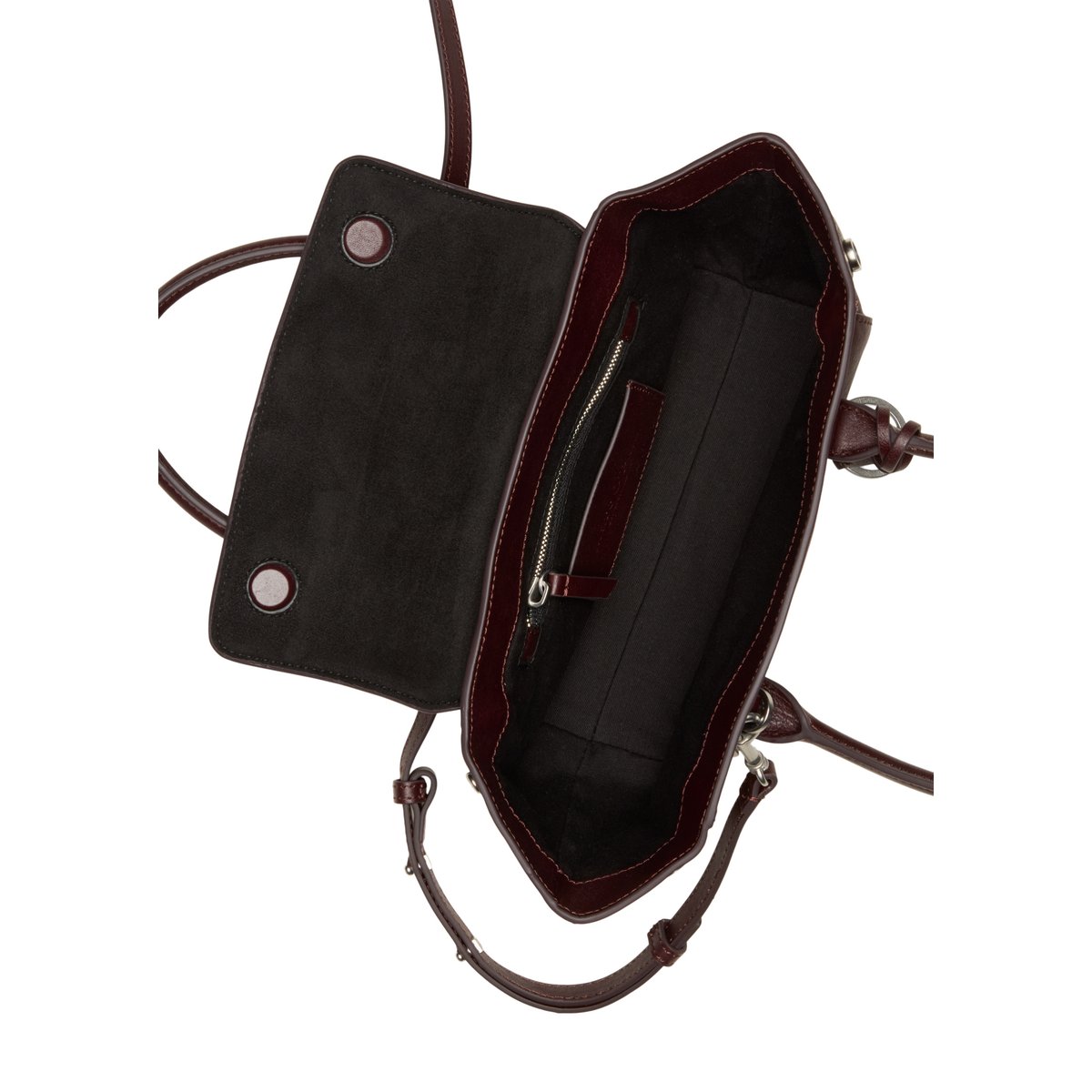 Sac cabas modèle Gitty petit format en cuir de vachette de qualité supérieure rouge fonce, MARC O'POLO