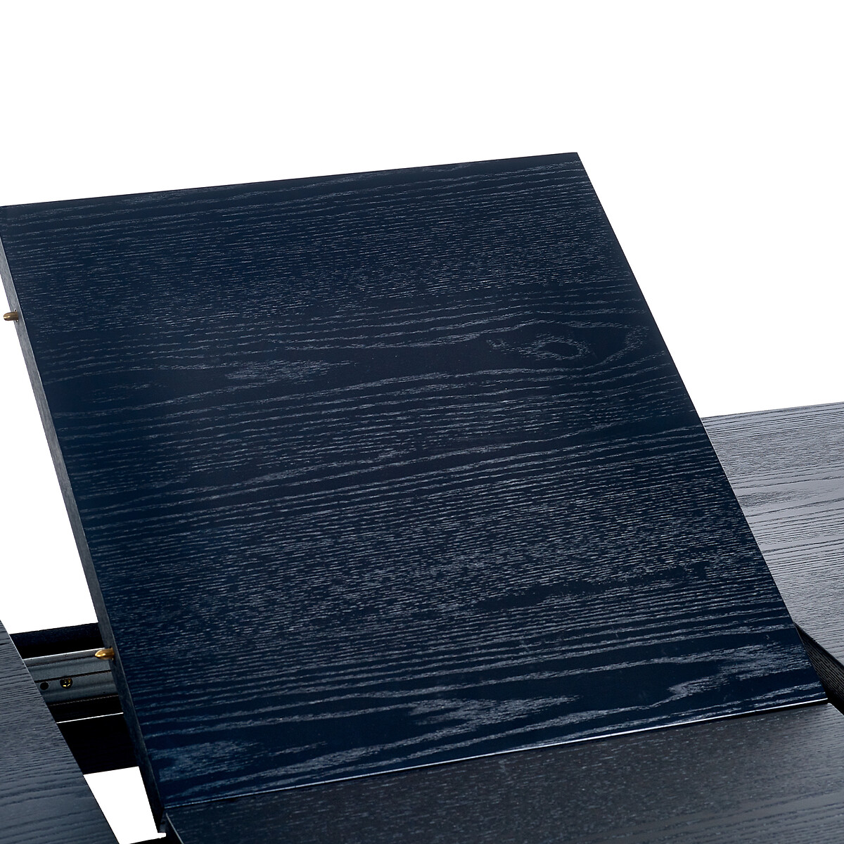 Lucien Fluted Wood Extending Dining Table black, SO'HOME