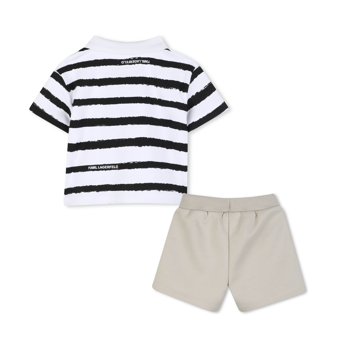 Ensemble polo et short blanc, KARL LAGERFELD KIDS