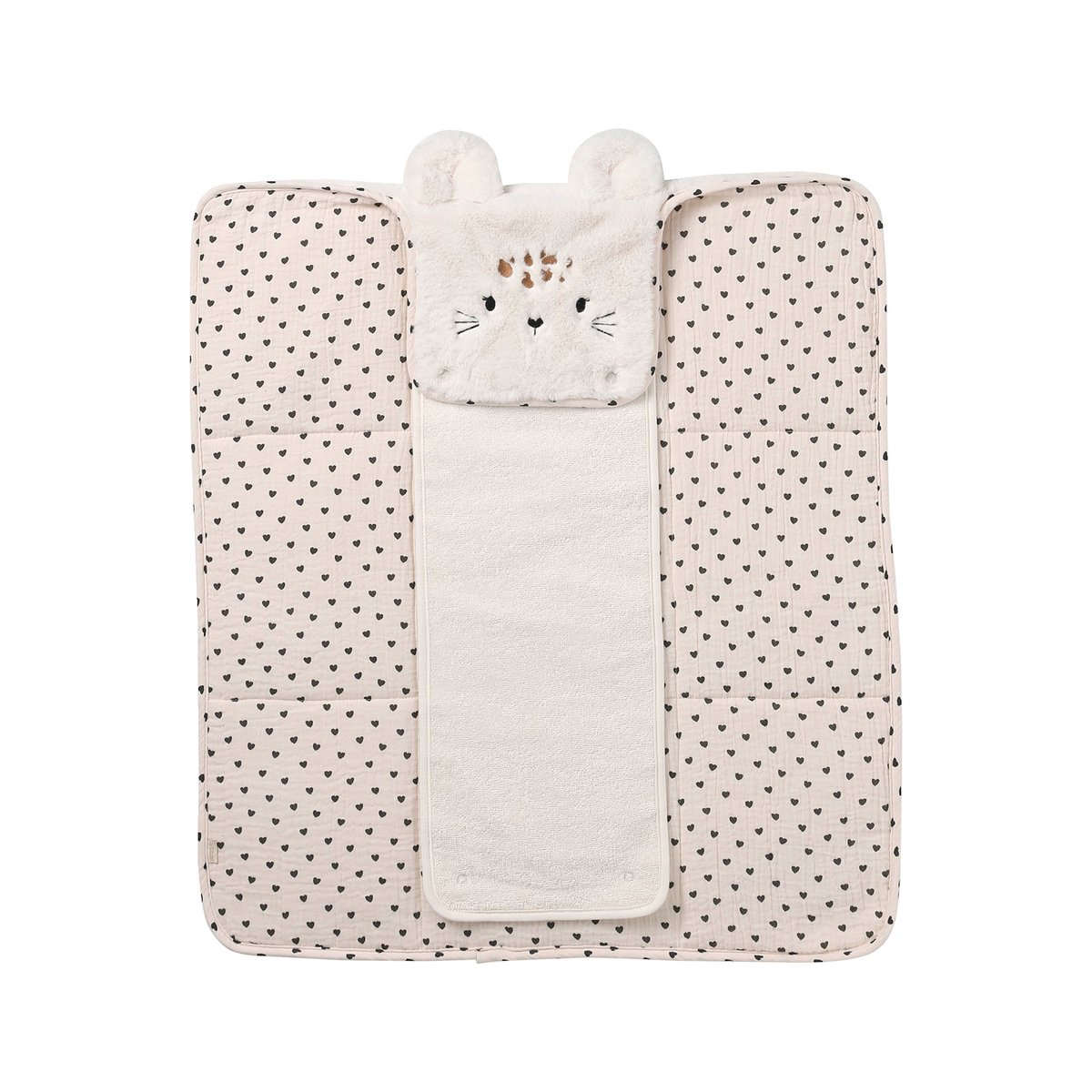 Tapis à langer de voyage lovely léo, VERTBAUDET