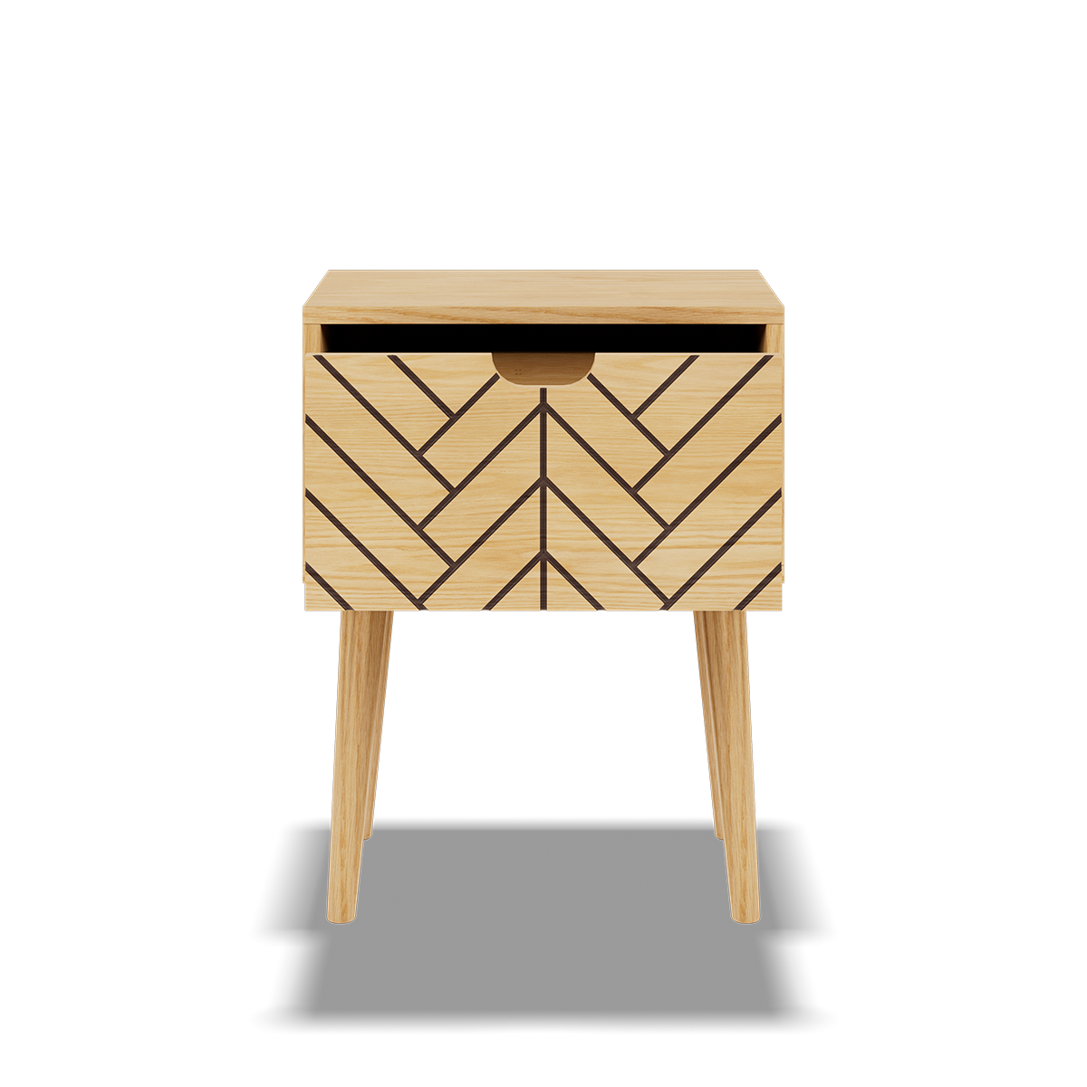 Table de chevet pin ALI bois_de_pin, SLOME