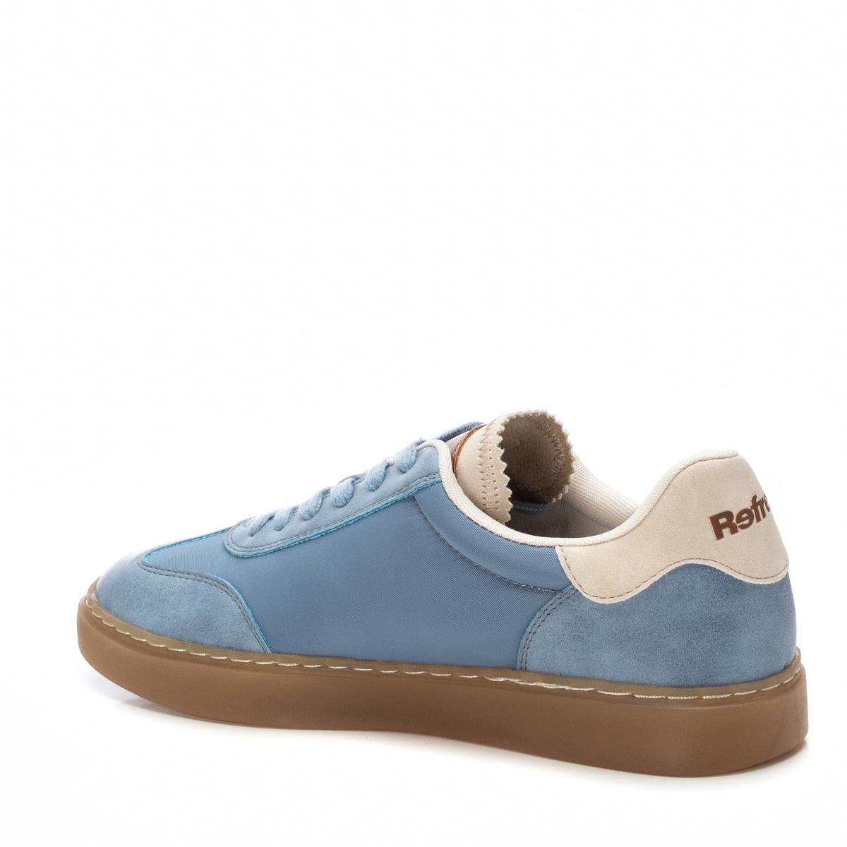 Baskets Autoclave Plaine Décontractée Lacets bleu jean, REFRESH