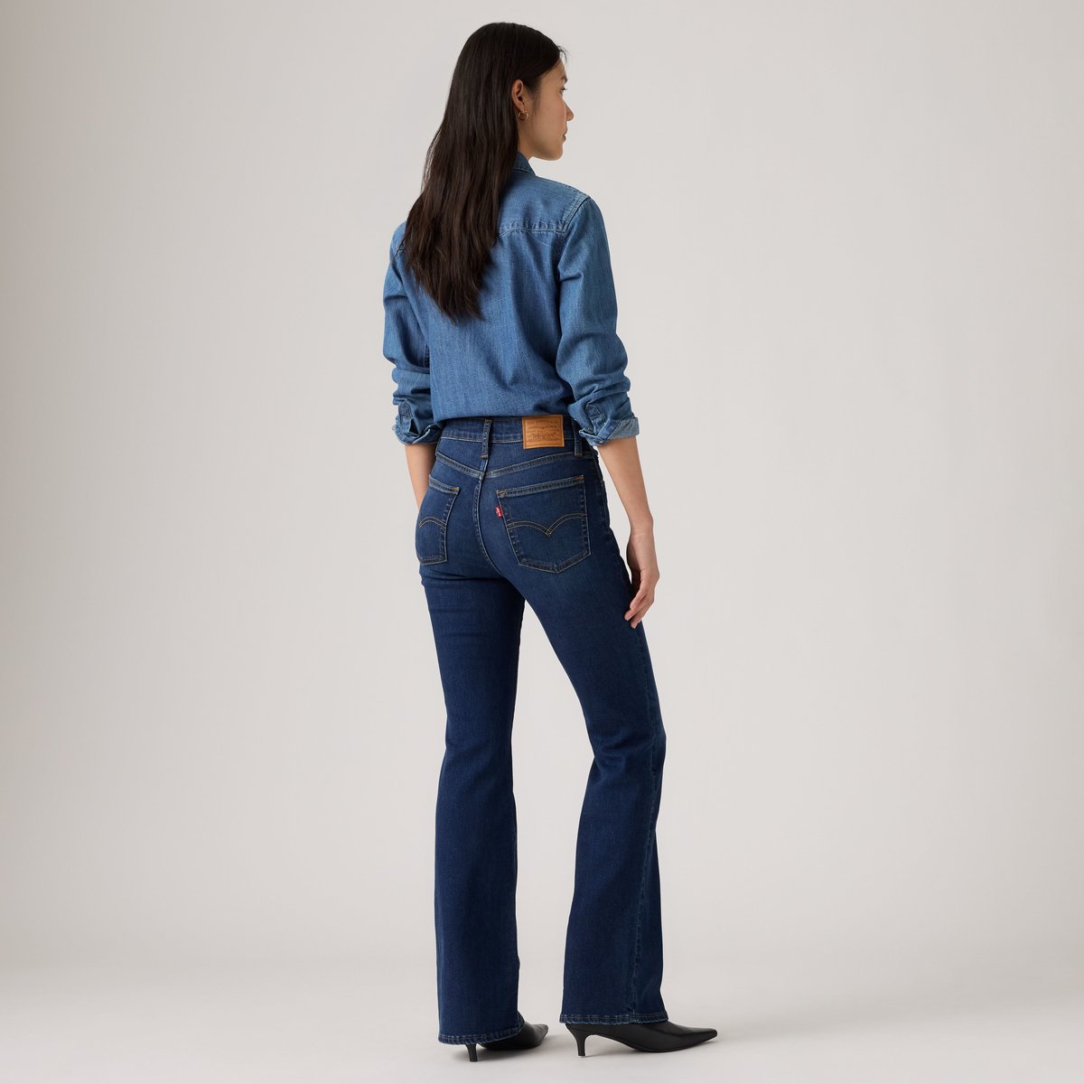 Jean 726™ taille haute flare bleu - true blue dark, LEVI'S