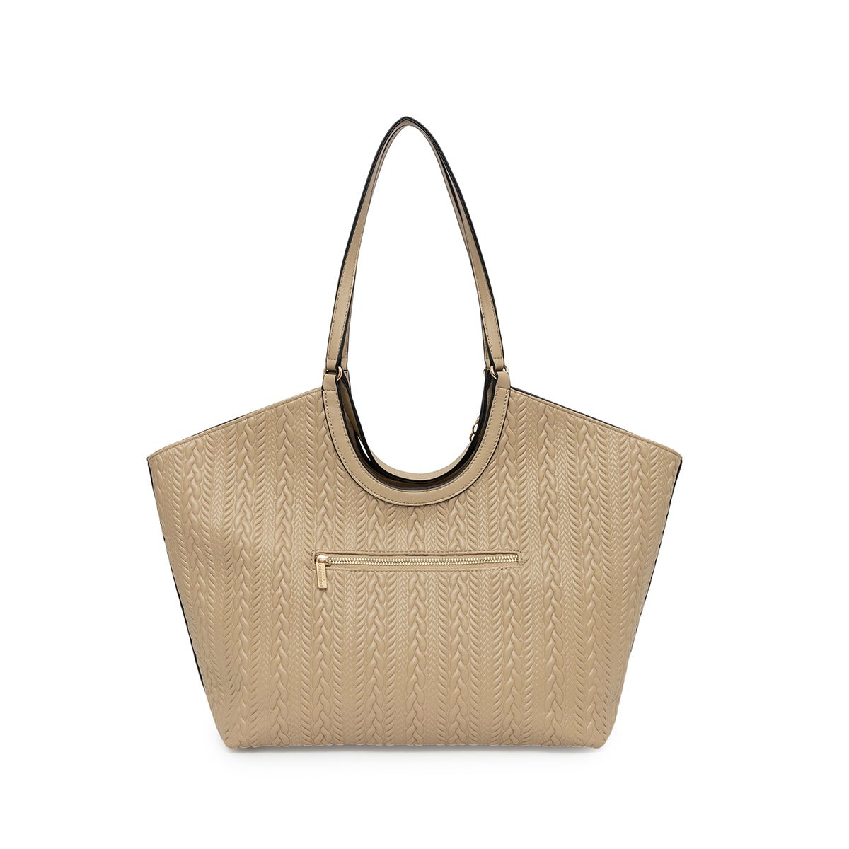 Grand sac shopper Tommylee beige,doré, LOLLIPOPS