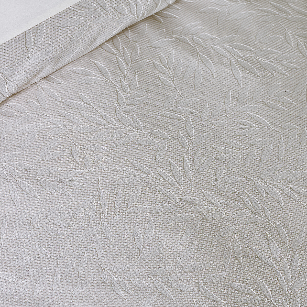 Corded Leaves Duvet Cover and Pillowcase Set champagne, CATHERINE LANSFIELD