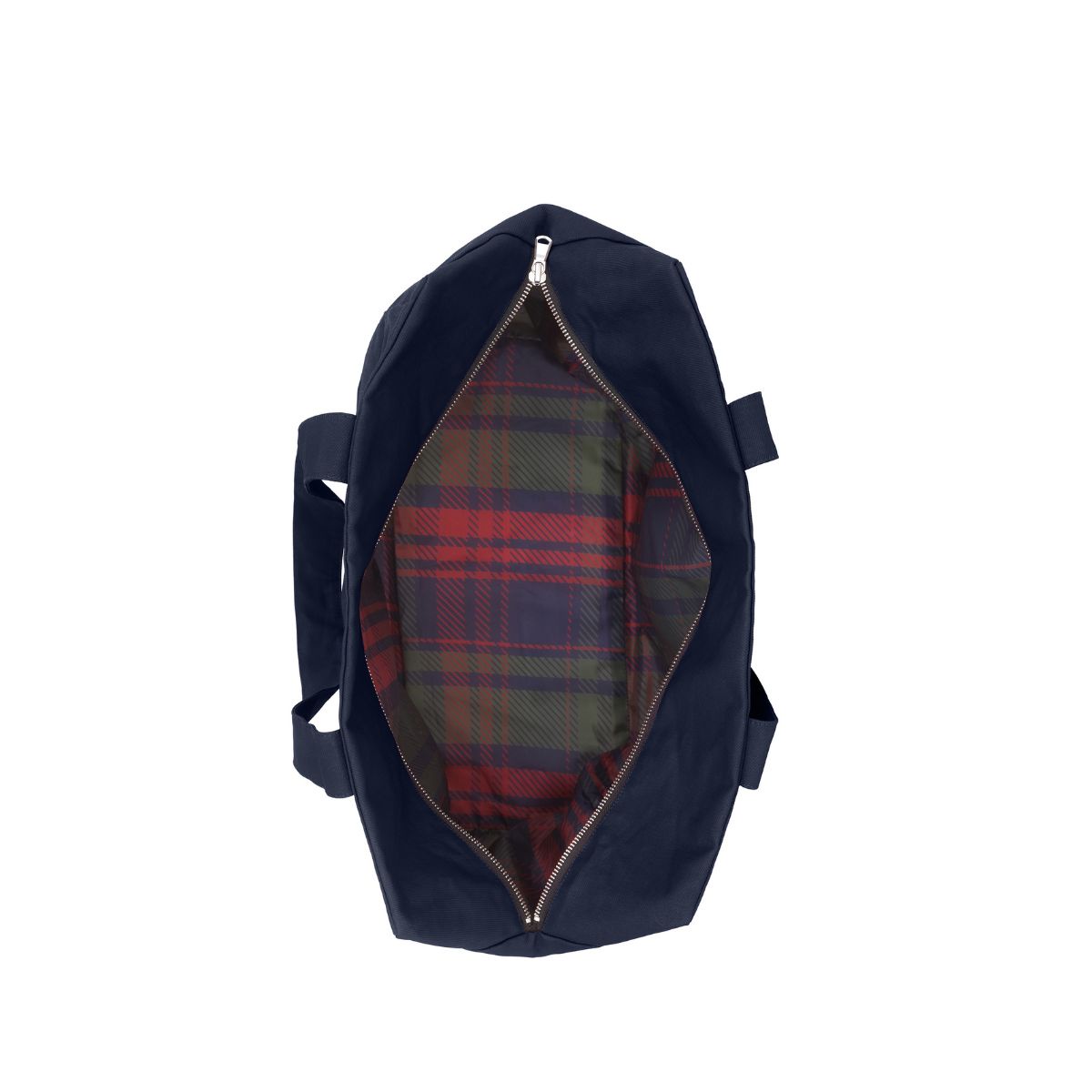 Sac 24heures en coton enduit zippé CÉLESTINS bleu enduit, RIVEDROITE