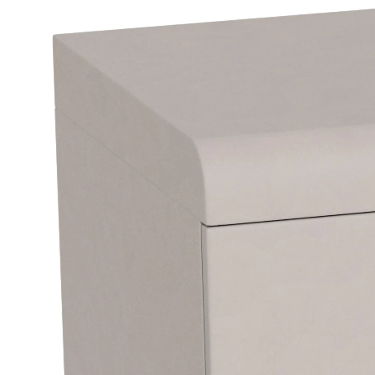 Meuble TV bas design 2 portes 2 niches gris L160 - MAGDA gris, HELLIN, DEPUIS 1862