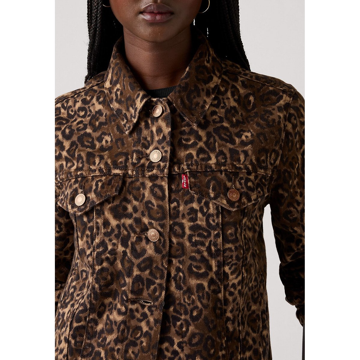 Chaqueta denim ORIGINAL TRUCKER leopardo, LEVI'S