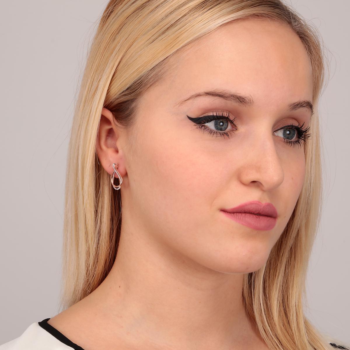 Boucles D'oreilles En Argent 925 Rosaline argent, BLUESPIRIT