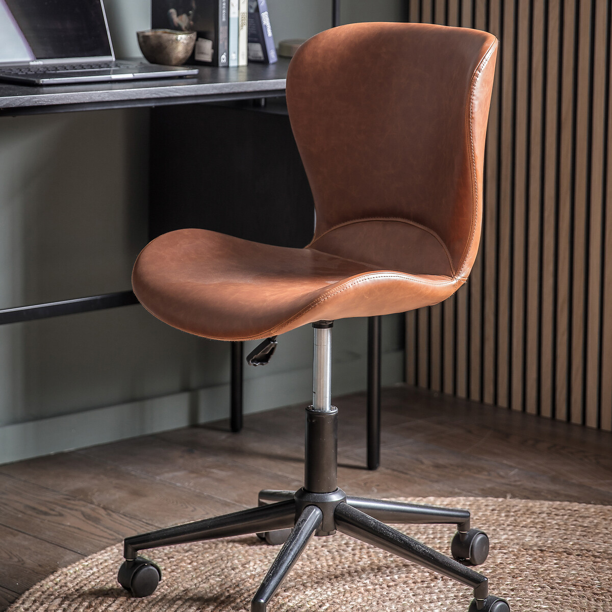 Seoni Faux Leather Office Chair brown , ÉDITÉ