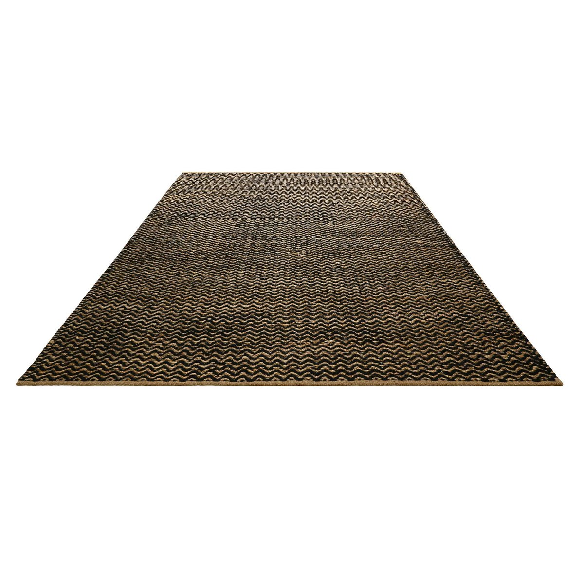 Tapis jute motif zigzag rectangulaire , MONTPELLIER naturel, WECON HOME