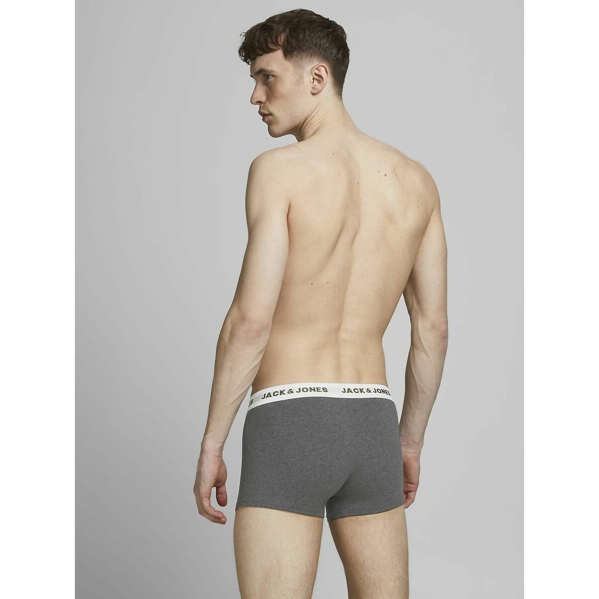 Lot de 12 boxers unis multicolore, JACK & JONES