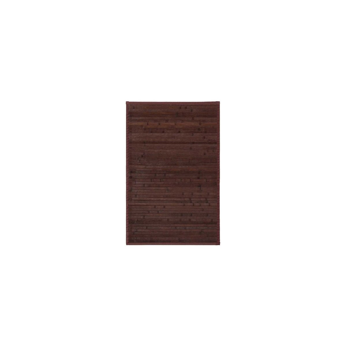 Tapis Descente de Lit Bambou Couleur Chocolat - 60x90cm marron, WADIGA