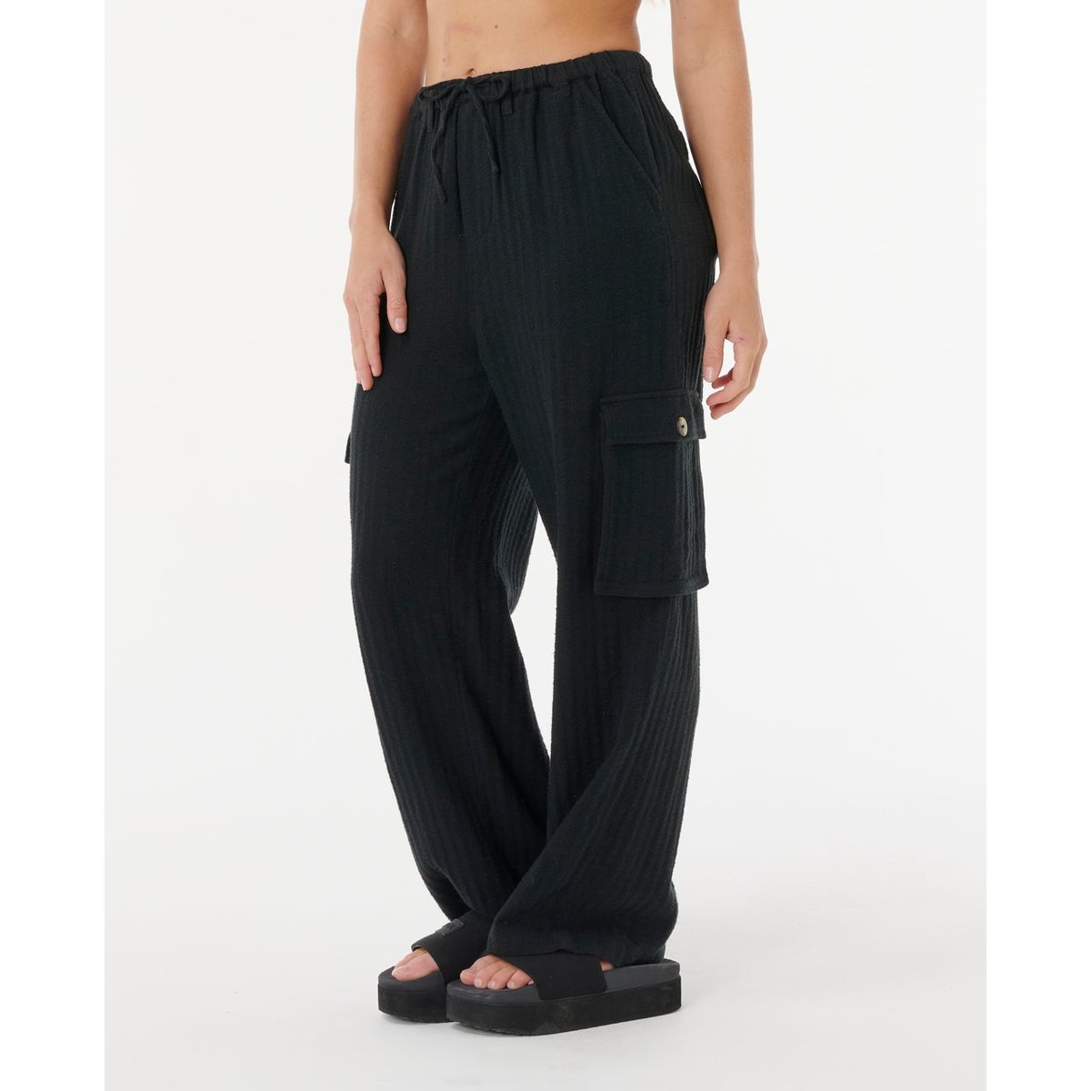 Pantalon texturé OCEANS noir délavé, RIP CURL