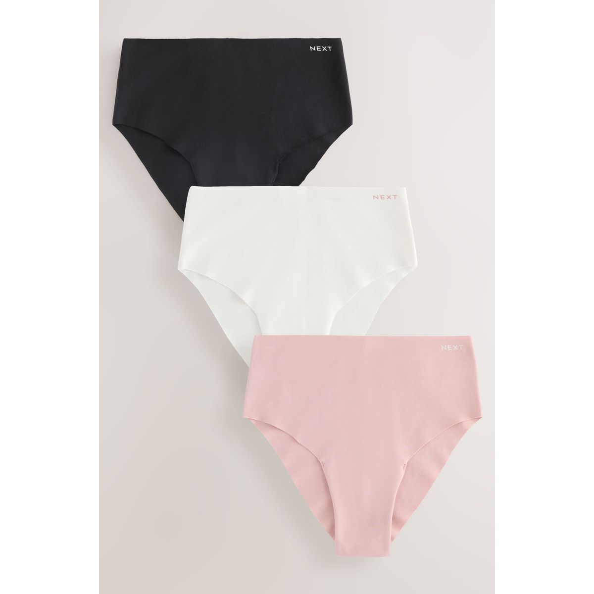 Culotte invisible, lot de 3 crème/rose/noir, NEXT