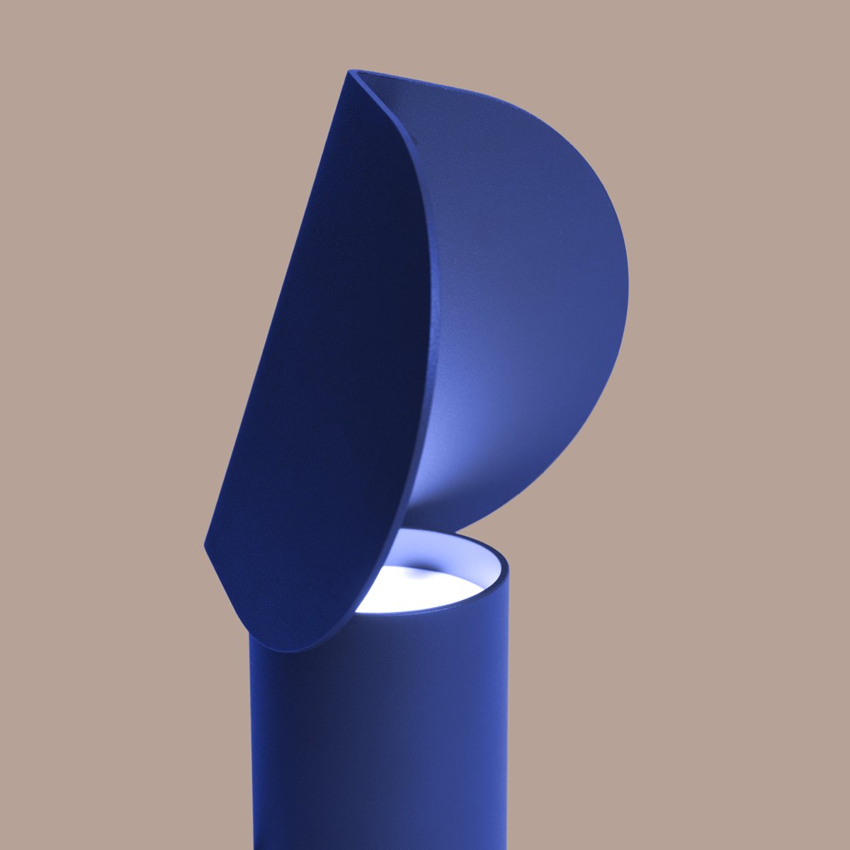 Lampe de bureau Aluminium Outremer LED 1 Biscuit outremer, EDEN