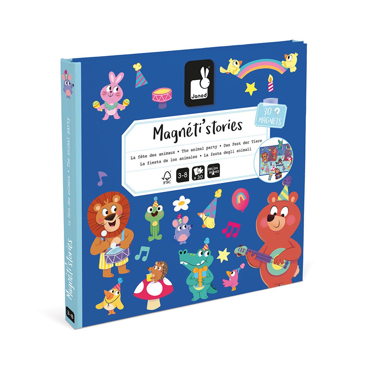 Magneti'stories La Fête Des Animaux couleur unique, JANOD