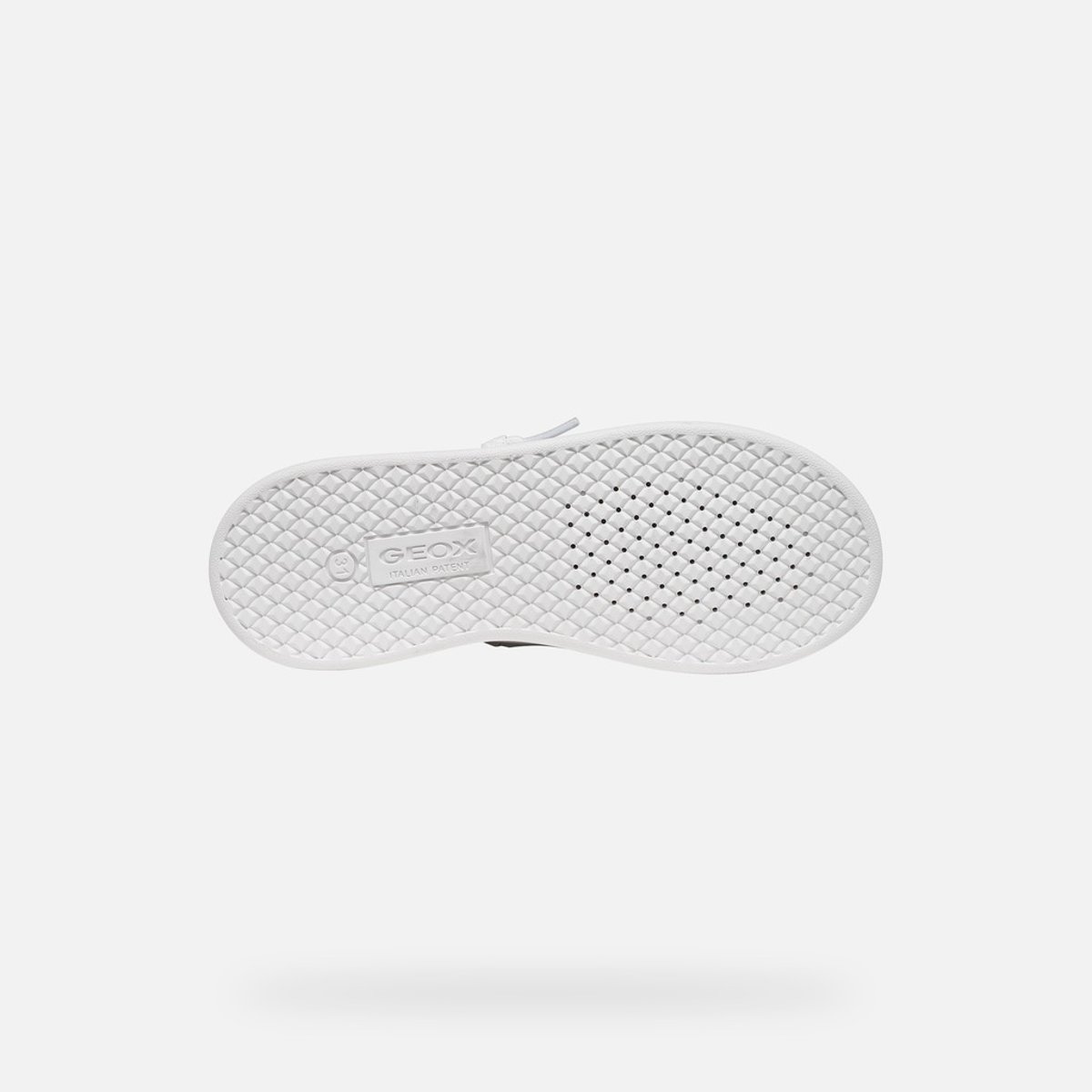 Baskets J ECLYPER blanc/noir, GEOX
