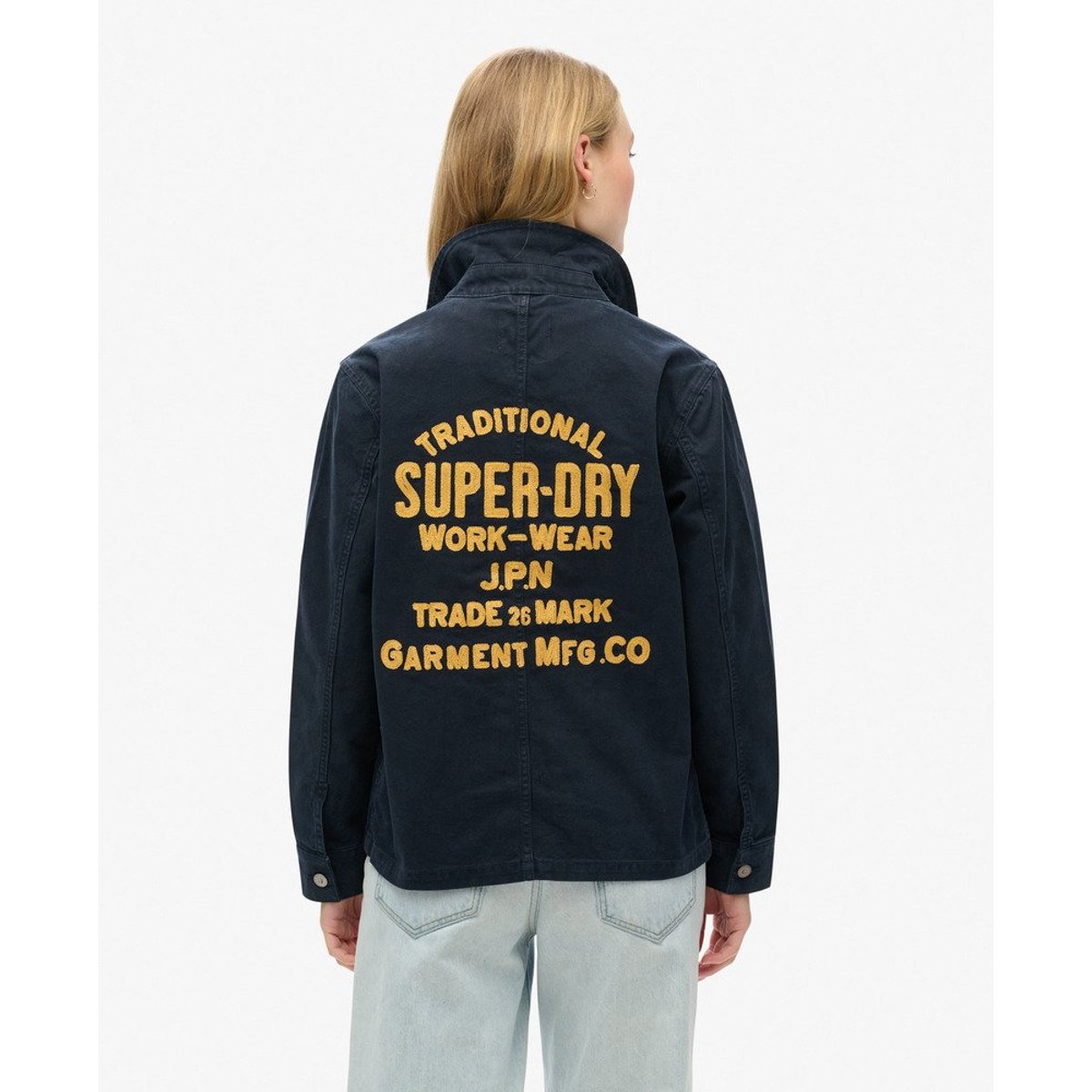 Veste en toile Chore bleu marine éclipse, SUPERDRY