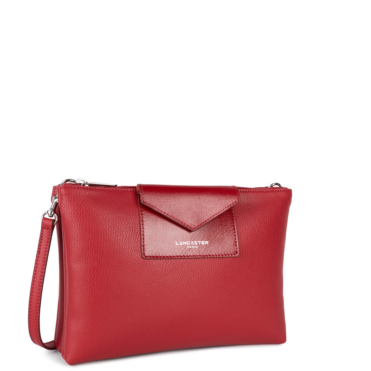 Double pochette MAYA KBA carmin, LANCASTER