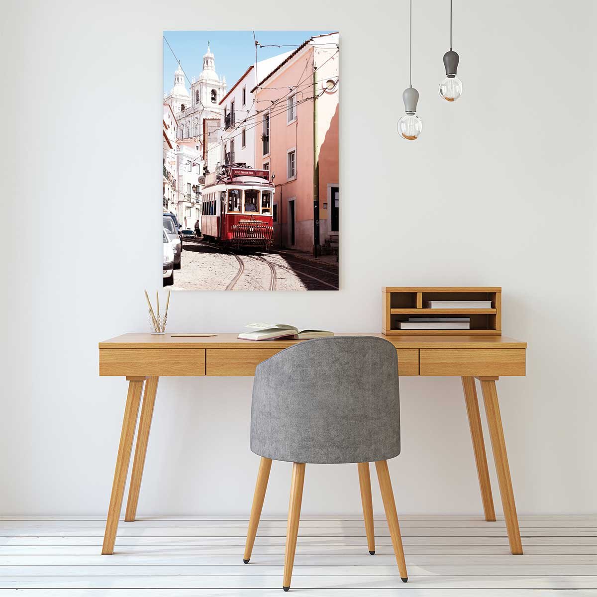 Tableau welcometoportugal tram tableau alu dibond, HEXOA