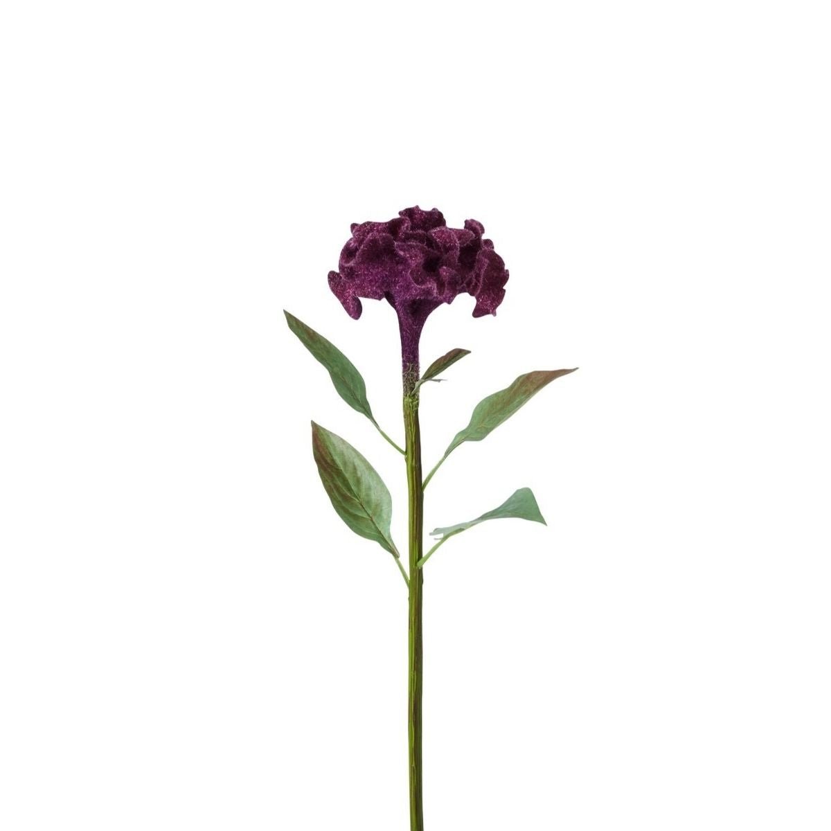 Tige de celosia artificielle H53 rose, SIA DECO