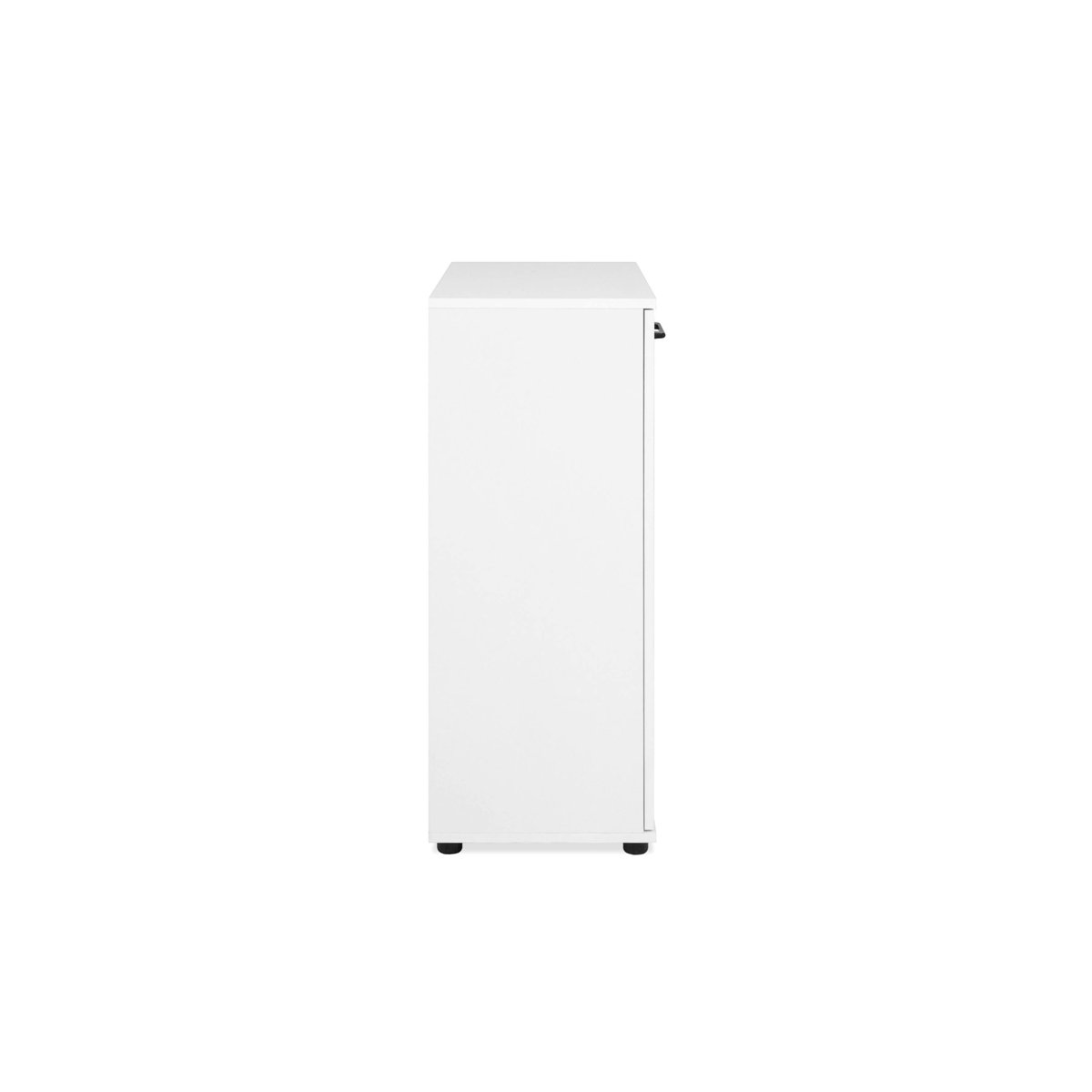 Meuble de rangement blanc 2 portes 1 tiroir ALVA blanc, PIER IMPORT