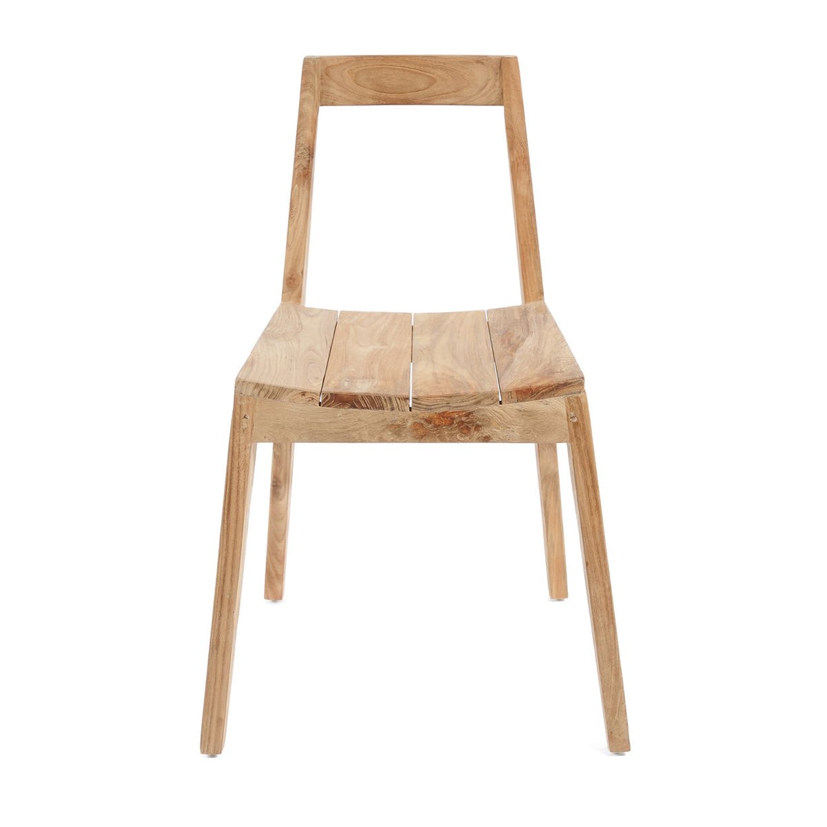 Chaise en teck PAXI beige, BAZAR BIZAR