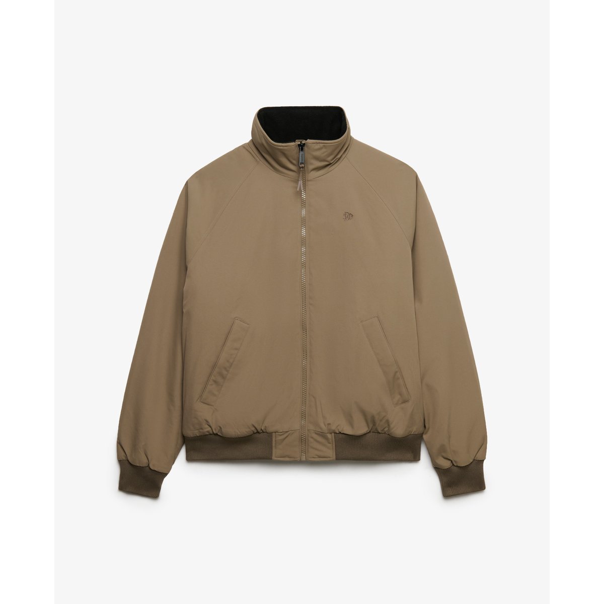 Veste City Doublée en Polaire brun roche délavé, SUPERDRY