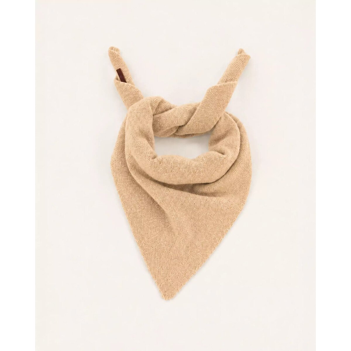 Dreiecksschal, QUADRO beige, SESSUN