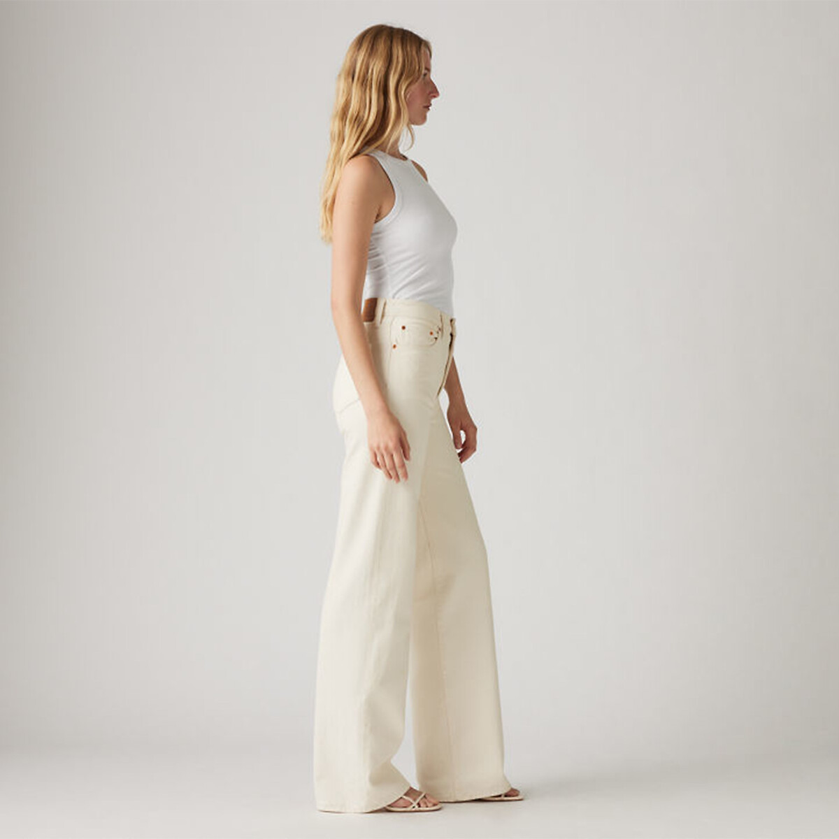 Jean Ribcage Wide Leg barely freezing, LEVI'S