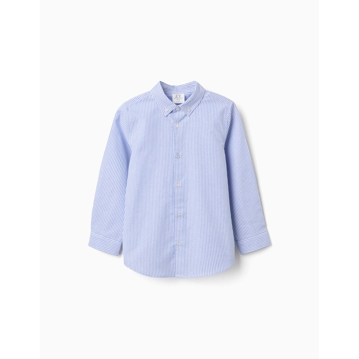 Chemise Oxford à Rayures bleu clair, ZIPPY