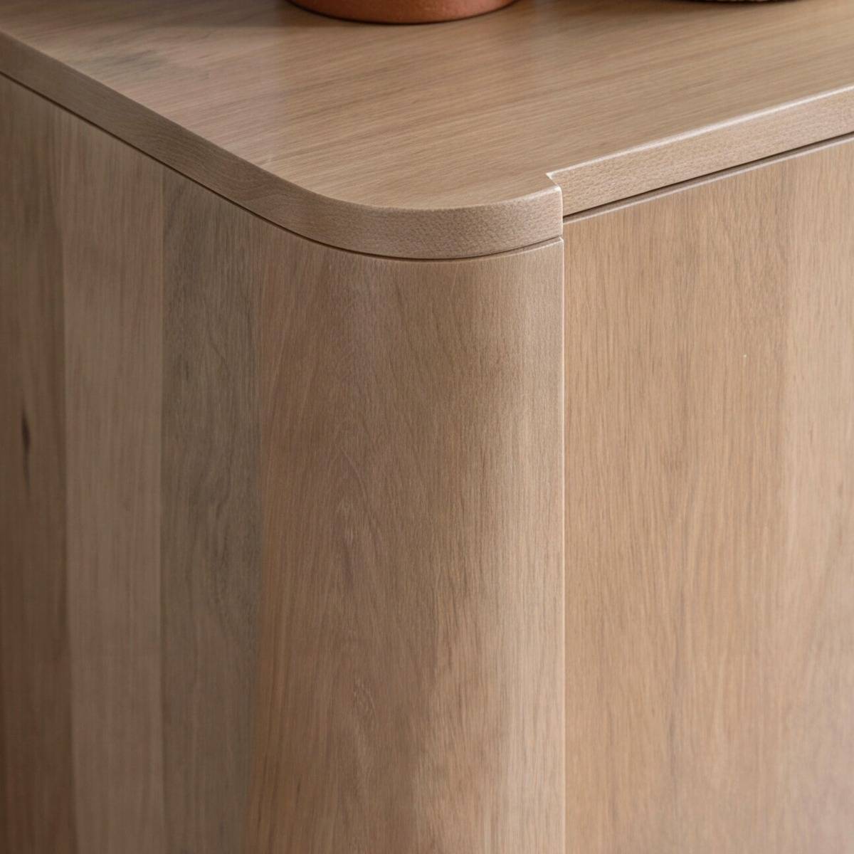 Meuble TV en bois de manguier SORREL bois clair, MADE IN MEUBLES