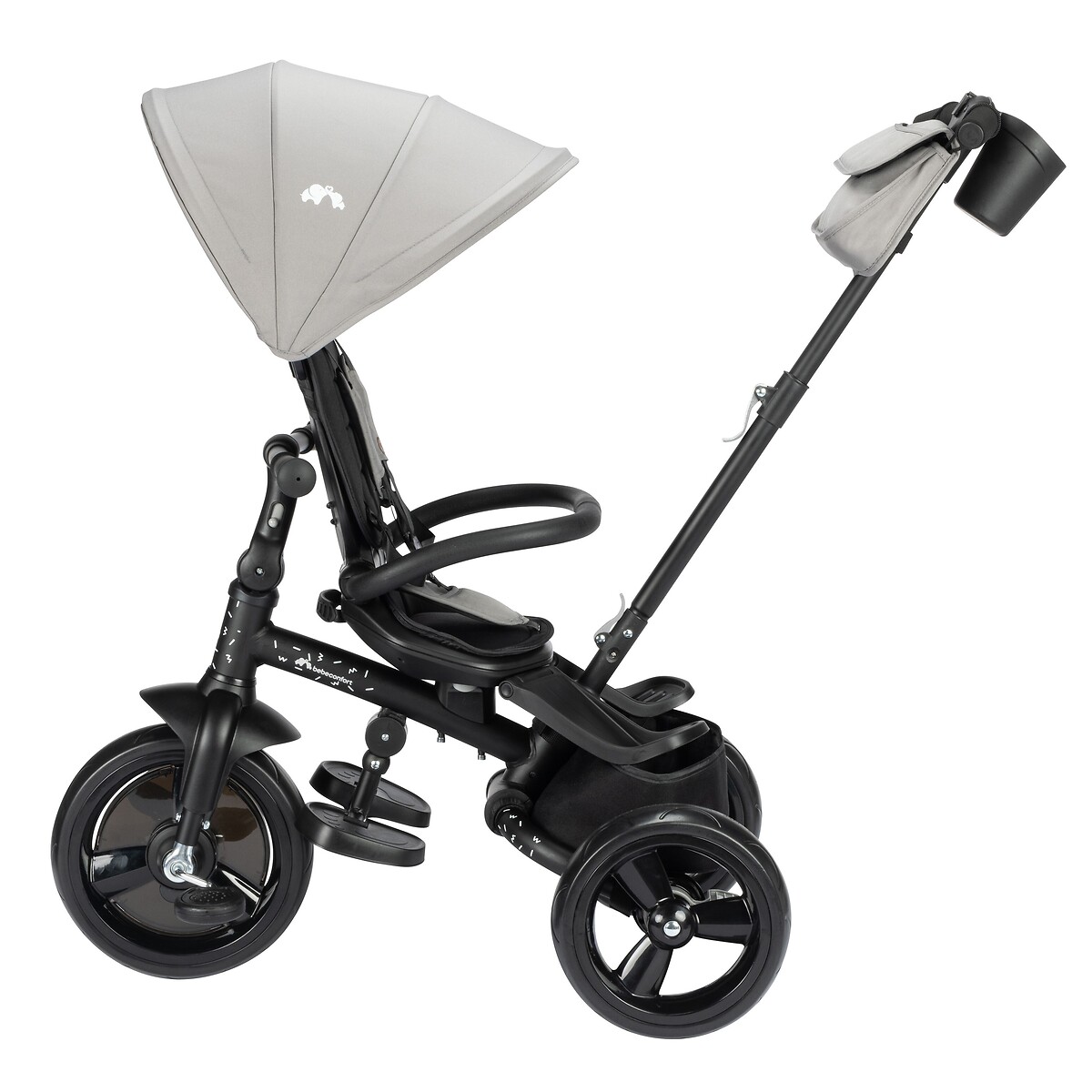 Poussette et tricycle bébé 2 en 1 Windy gris, BEBECONFORT