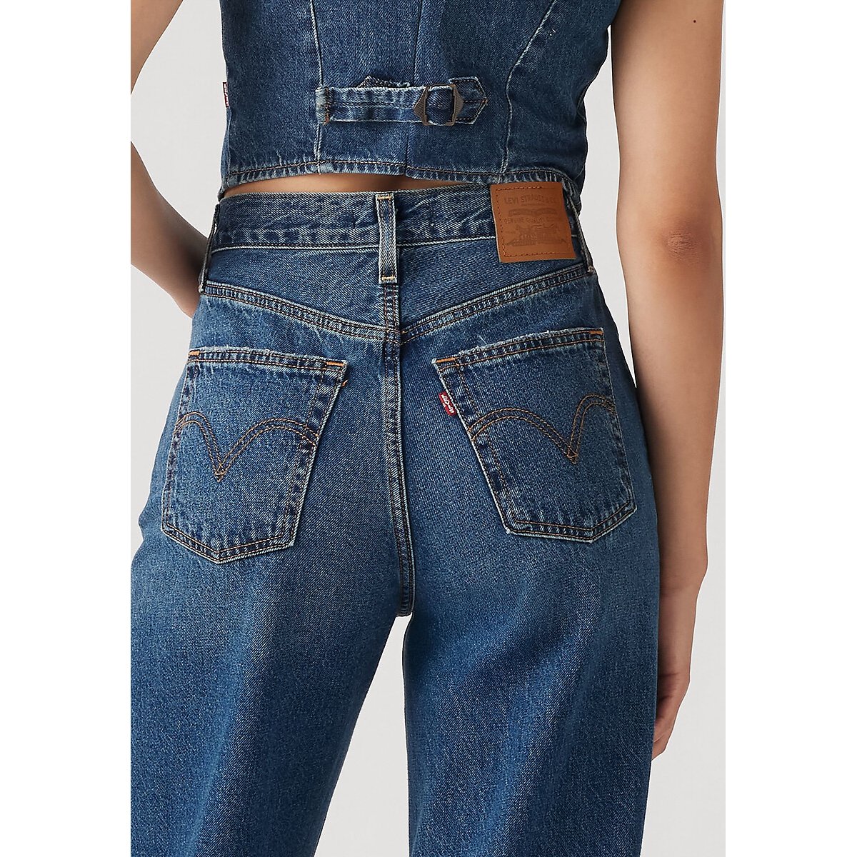 Jeans Ribcage Wide Leg polar perimeter, LEVI'S