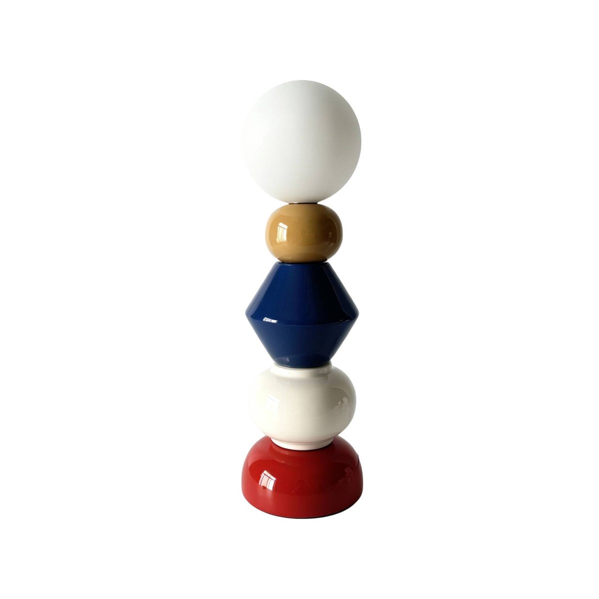 Lampe de table intérieur céramique et verre Ø13cm OMI bordeaux, SWEEEK
