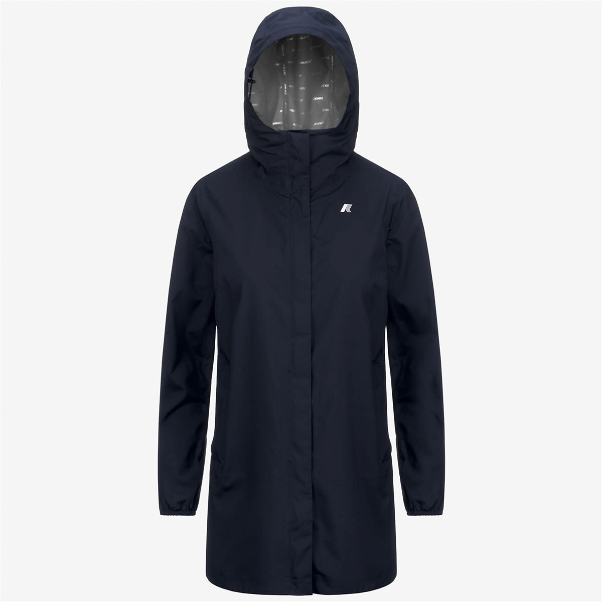 Halblange Regenjacke SOPHIE ECO STRETCH DOT V marine, K-WAY