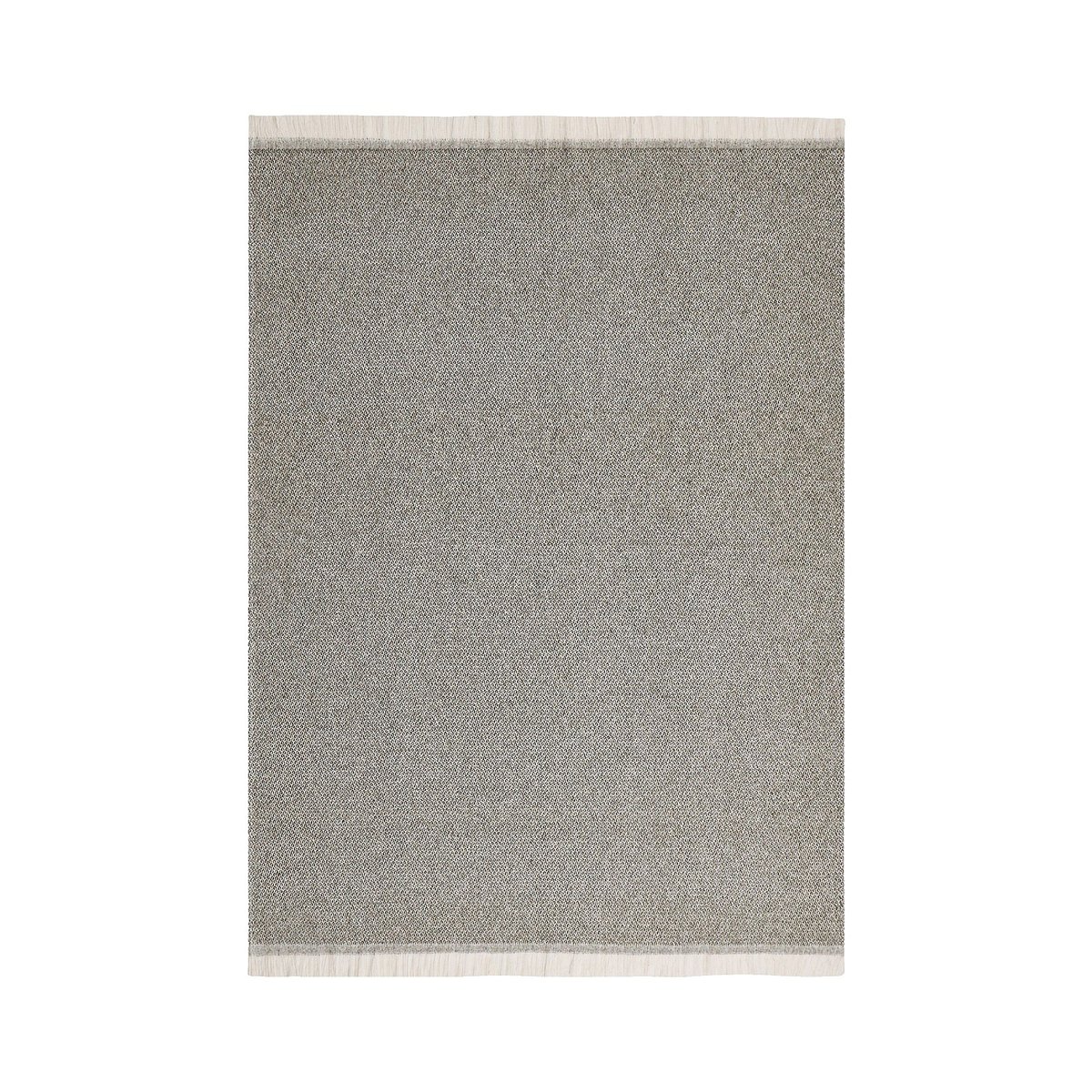 Plaid tissu acrylique BRIAC vert, HABITAT