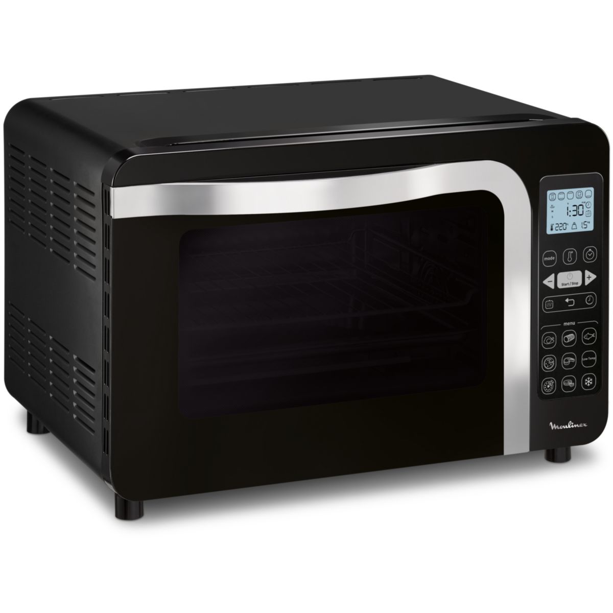Mini four DELICIO TACTILE OX286810 noir, MOULINEX