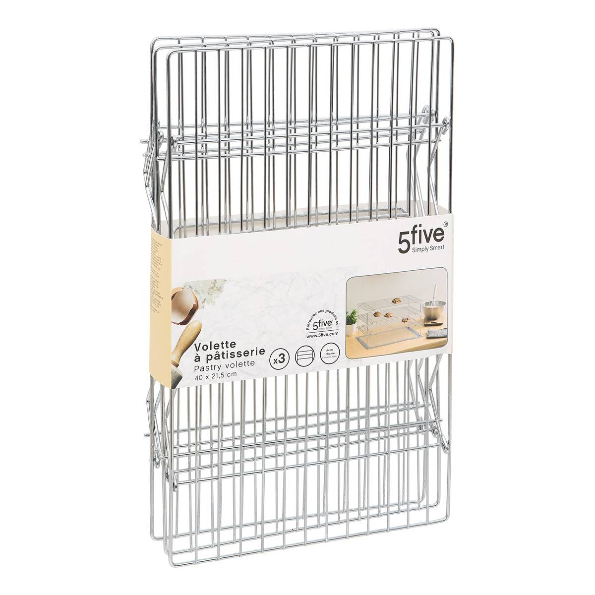 Volette à pâtisserie ESSENTIELS argent, 5FIVE SIMPLY SMART