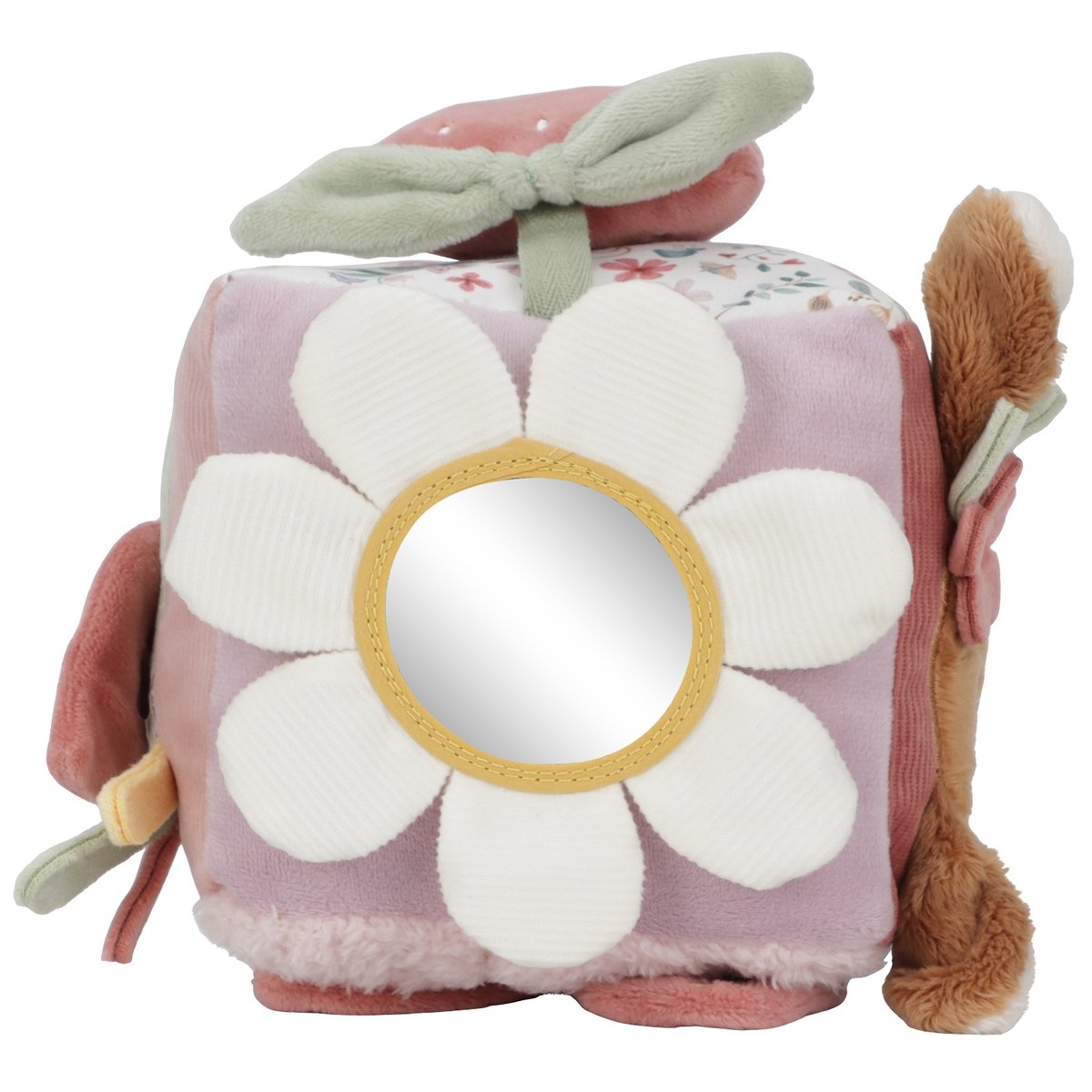 Cube d'activités Soft FAIRY GARDEN rose, LITTLE DUTCH