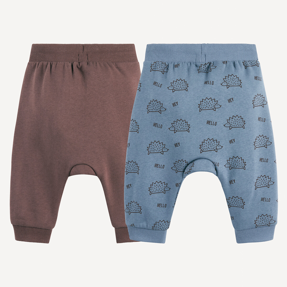 Pack of 2 Joggers assorted, LA REDOUTE COLLECTIONS