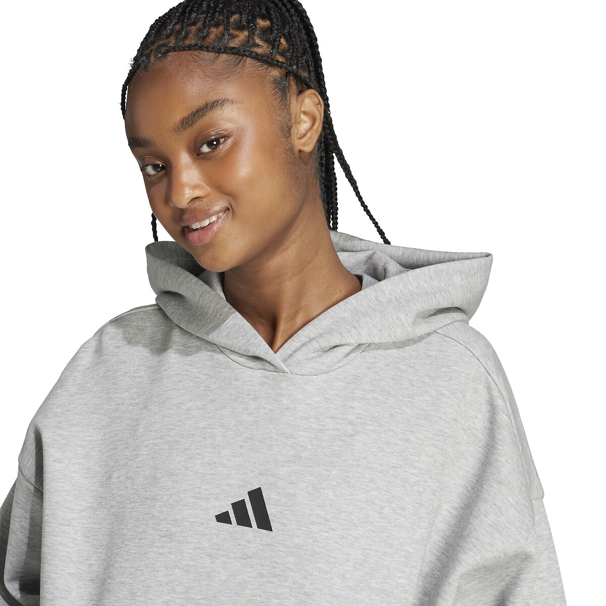 Felpa con cappuccio Future Icons grigio, ADIDAS SPORTSWEAR