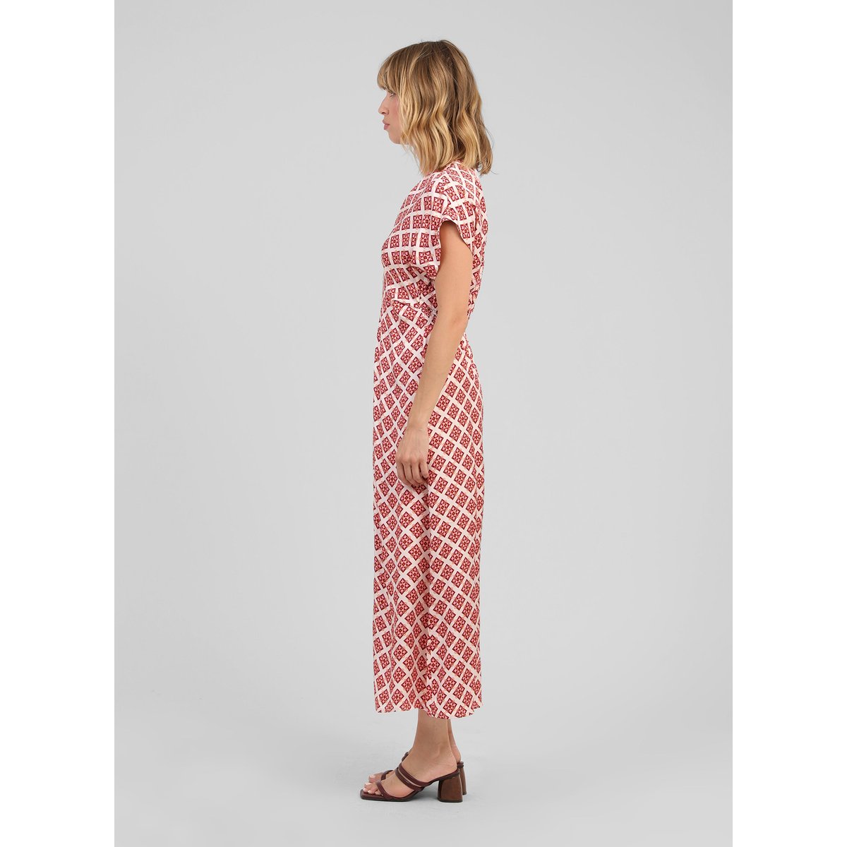 Robe Midi MAURANE pirimini ecru, AN'GE