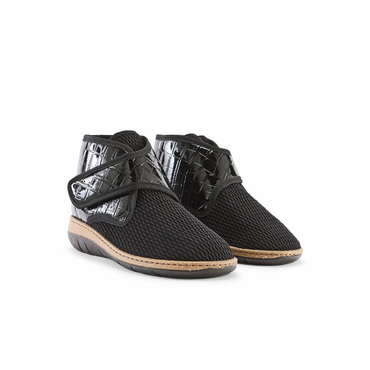 Boots extensibles femme noir, PEDICONFORT