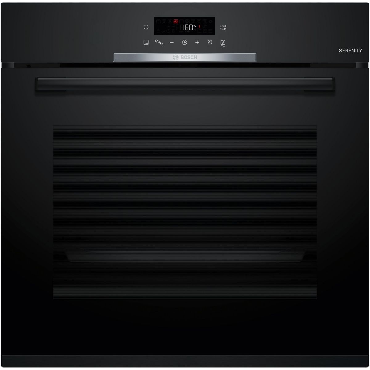 Four encastrable HBA372BB4 Air Fry - Pyrolyse, Mode Friture Sans Huile Air Fry, AutoPilot couleur unique, BOSCH