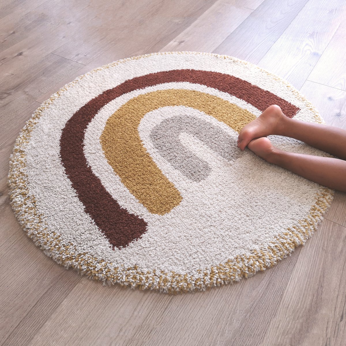 Tapis enfant arc en ciel BOHEMIAN RAINBOW multi, NATTIOT
