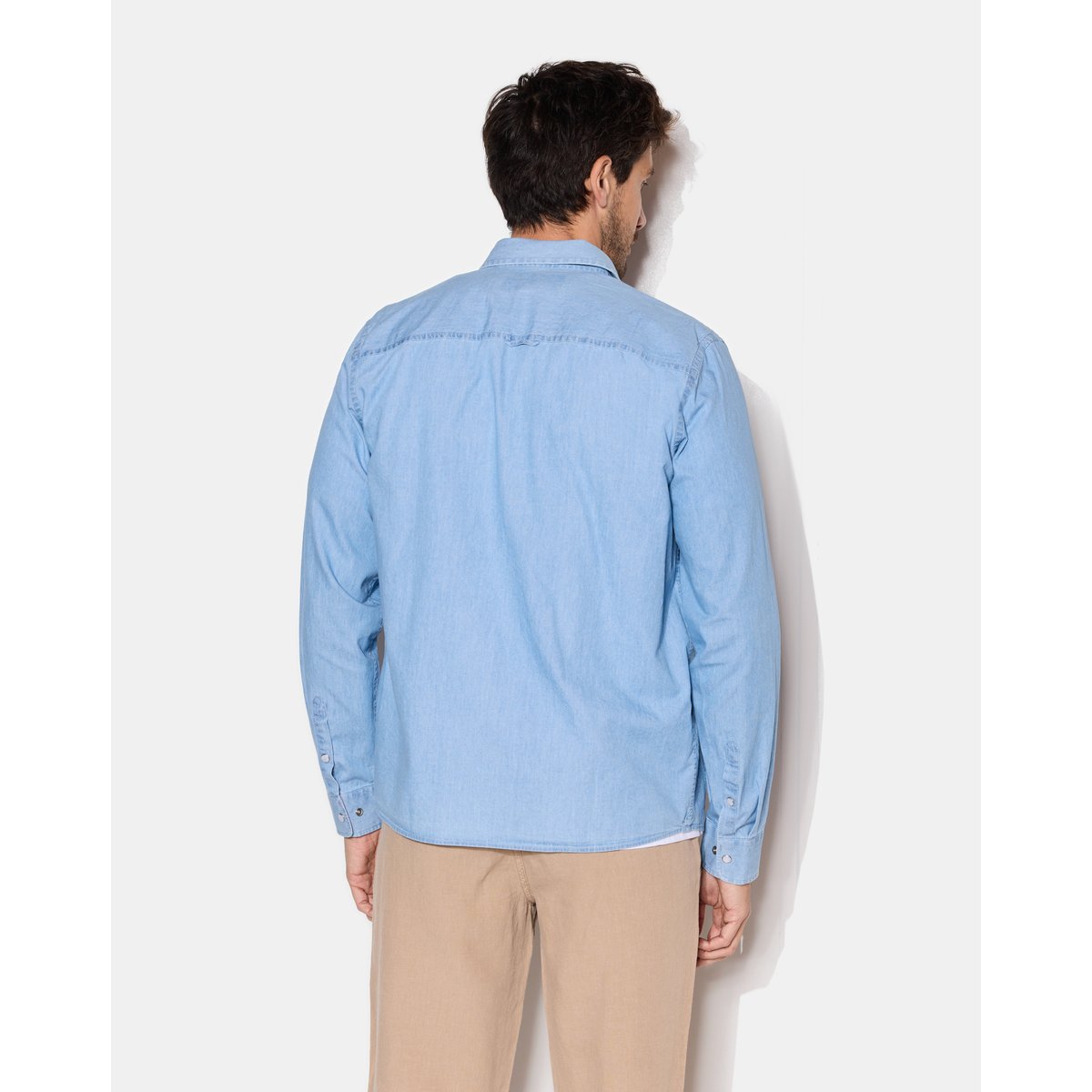 Chemise en coton DENZEL bleu ciel, CHEVIGNON